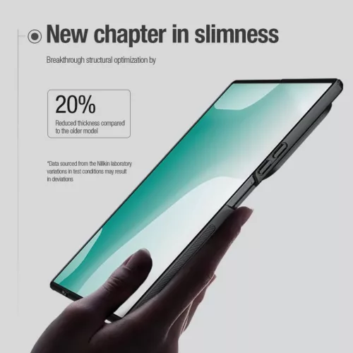  Samsung Galaxy Z Fold 7 Fekete Nillkin Super Frosted FOLD stylus tart-6902048298736 5 kép