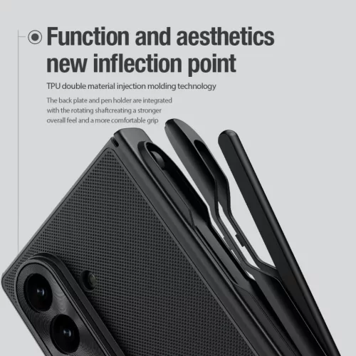  Samsung Galaxy Z Fold 7 Fekete Nillkin Super Frosted FOLD stylus tart-6902048298736 8 kép