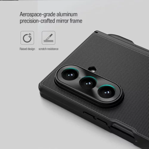  Samsung Galaxy Z Fold 7 Fekete Nillkin Super Frosted FOLD stylus tart-6902048298736 9 kép
