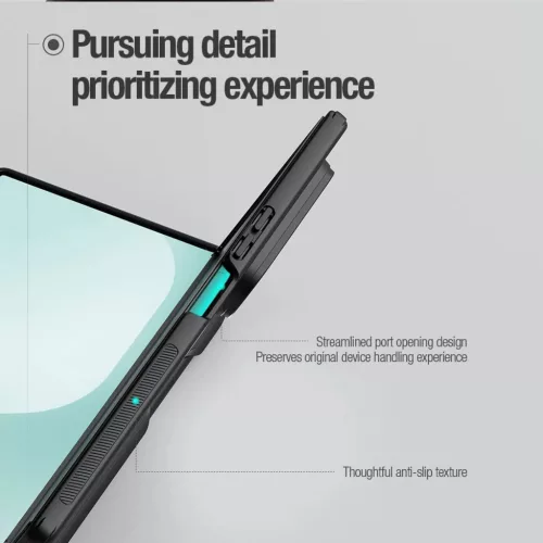  Samsung Galaxy Z Fold 7 Kék Nillkin Super Frosted FOLD Mágneses Tö-6902048298750 8 kép