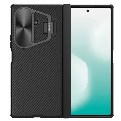  Samsung Galaxy Z Fold 7 Fekete Nillkin CamShield Prop Mágneses tok-6902048298798 3 kép