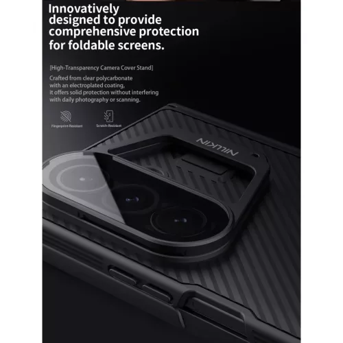  Samsung Galaxy Z Fold 7 Fekete Nillkin CamShield Prop (Átlátszó Le-6902048299504 4 kép