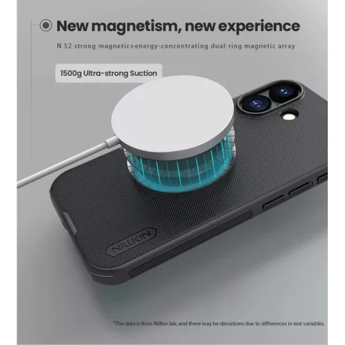  Apple iPhone 17 Fekete Nillkin Super Frosted PRO Mágneses Tok-6902048303706 3 kép