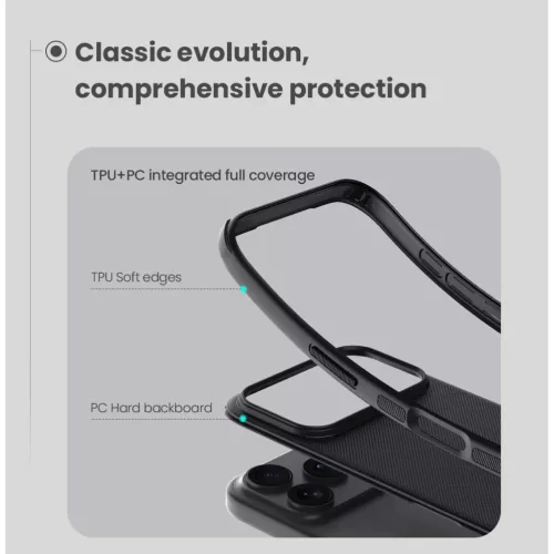  Apple iPhone 17 Pro Fekete Nillkin Super Frosted PRO Mágneses Hátla-6902048303744 5 kép