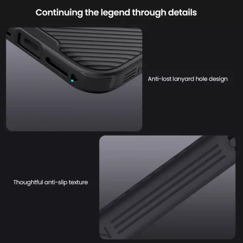  Apple iPhone 17 Pro Fekete Nillkin CamShield PRO tok-6902048303829 6 kép