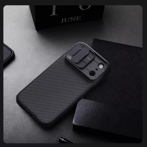  Apple iPhone 17 Pro Fekete Nillkin CamShield PRO tok-6902048303829 8 kép