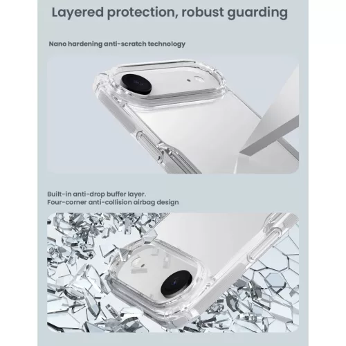 Apple iPhone 17 Air Átlátszó Nillkin Nature TPU PRO tok-6902048304031 6 kép