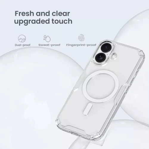  Apple iPhone 17 Átlátszó Nillkin Nature TPU PRO Mágneses tok-6902048304062 4 kép