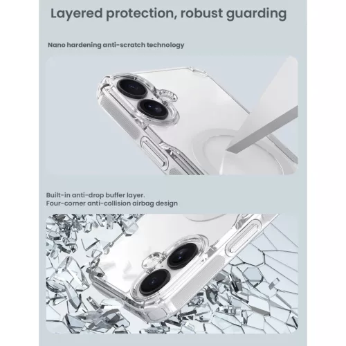  Apple iPhone 17 Átlátszó Nillkin Nature TPU PRO Mágneses tok-6902048304062 6 kép