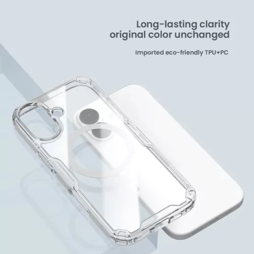  Apple iPhone 17 Átlátszó Nillkin Nature TPU PRO Mágneses tok-6902048304062 7 kép