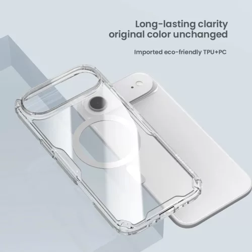 Apple iPhone 17 Air Transparent Nillkin Nature TPU PRO Mágneses tok-6902048304079 7 kép