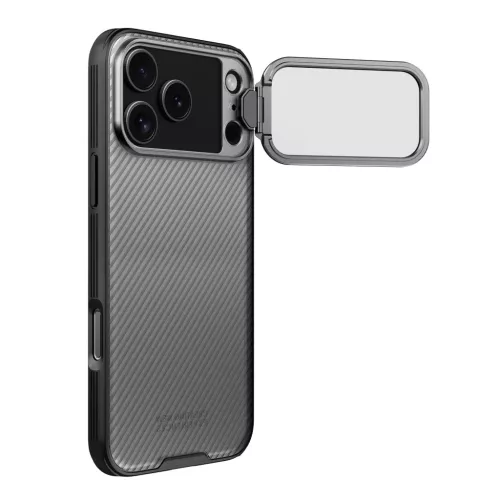  Apple iPhone 17 Pro Max Transparent Black Nillkin CamShield Prop tok-6902048304123 2 kép