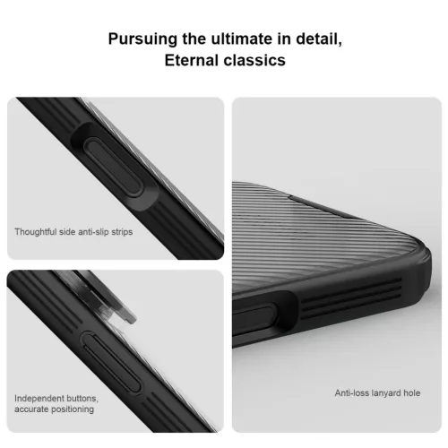  Apple iPhone 17 Pro Max Transparent Black Nillkin CamShield Prop tok-6902048304123 7 kép