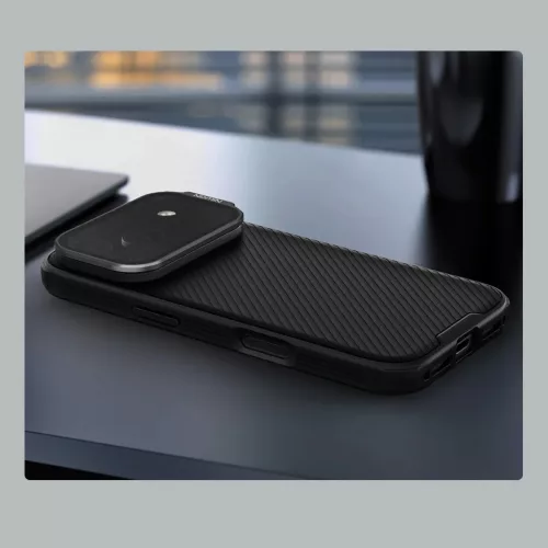  Apple iPhone 17 Pro Fekete Nillkin CamShield Pro Mágneses tok-6902048304154 10 kép