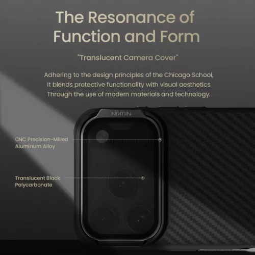 Nillkin CarboProp Aramid Mágneses iPhone 17 Pro tok Fekete-6902048304222 6 kép