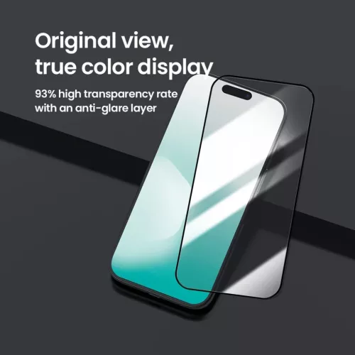  Apple iPhone 17 Pro Max Nillkin Edzett Üveg 2.5D CP+ PRO Fekete (alk-6902048304352 3 kép