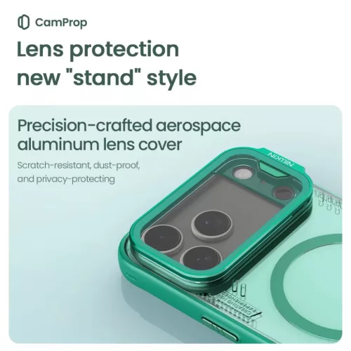  iPhone 17 Pro Max Nillkin Iceblade Prop mágneses tok Alkonyi szürke-6902048304703 6 kép