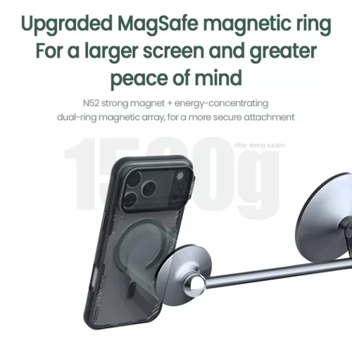  iPhone 17 Pro Max Nillkin Iceblade Prop mágneses tok Alkonyi szürke-6902048304703 8 kép