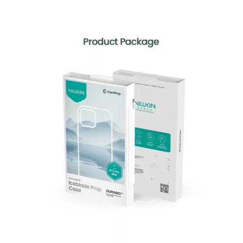  iPhone 17 Pro Max Nillkin Iceblade Prop mágneses tok Alkonyi szürke-6902048304703 9 kép