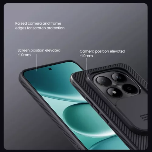  Xiaomi Redmi Note 15 Pro+ 5G fekete Nillkin CamShield PRO Hard tok-6902048306011 4 kép
