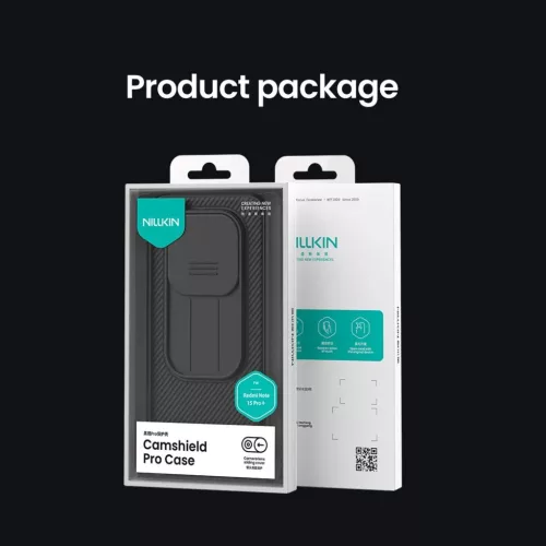  Xiaomi Redmi Note 15 Pro+ 5G fekete Nillkin CamShield PRO Hard tok-6902048306011 9 kép