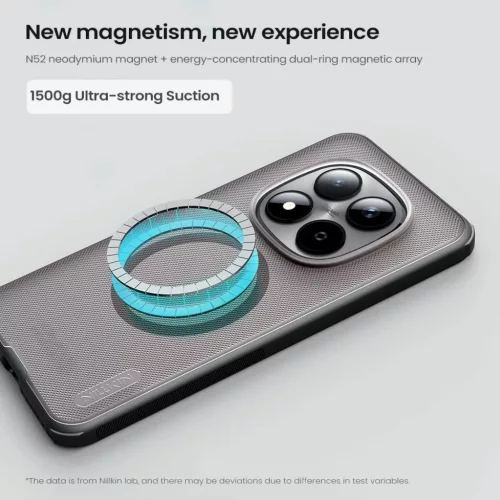  Xiaomi Redmi Note 15 Pro+ 5G Transparent Black Nillkin Super Frosted -6902048306080 3 kép