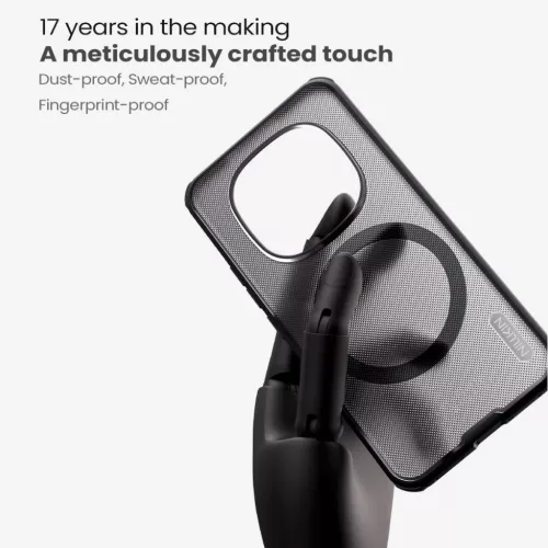  Xiaomi Redmi Note 15 Pro+ 5G Transparent Black Nillkin Super Frosted -6902048306080 4 kép