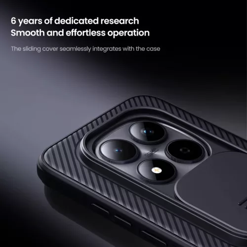  Xiaomi Redmi Note 15 Pro 5G fekete Nillkin CamShield PRO kemény tok-6902048306097 3 kép