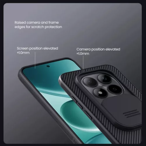  Xiaomi Redmi Note 15 Pro 5G fekete Nillkin CamShield PRO kemény tok-6902048306097 4 kép