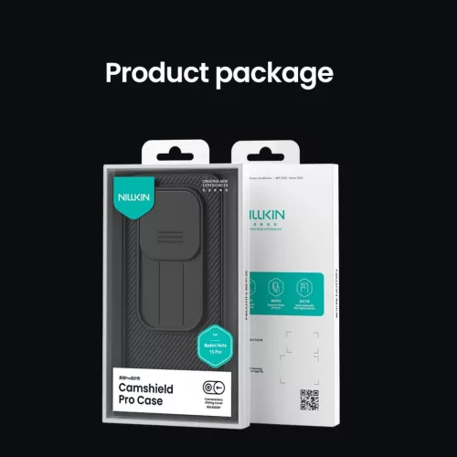  Xiaomi Redmi Note 15 Pro 5G fekete Nillkin CamShield PRO kemény tok-6902048306097 9 kép