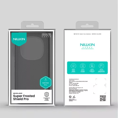 Xiaomi Redmi Note 15 Pro 5G Átlátszó Fekete Nillkin Super Frosted -6902048306141 6 kép