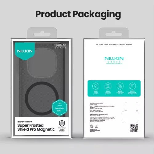  Xiaomi Redmi Note 15 Pro 5G Átlátszó Fekete Nillkin Super Frosted -6902048306165 7 kép