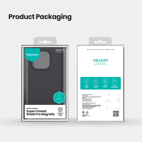  Xiaomi 15T Fekete Nillkin Super Frosted PRO Mágneses Hátlapi Tok-6902048307131 8 kép