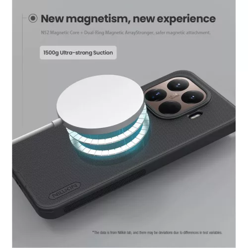  Xiaomi 15T Pro Fekete Nillkin Super Frosted PRO Mágneses Hátlap tok-6902048307155 4 kép