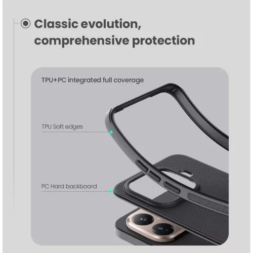  Xiaomi 15T Pro Fekete Nillkin Super Frosted PRO Mágneses Hátlap tok-6902048307155 6 kép