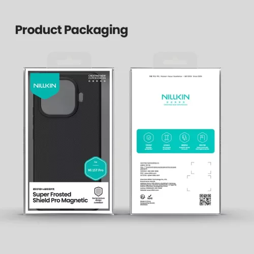  Xiaomi 15T Pro Fekete Nillkin Super Frosted PRO Mágneses Hátlap tok-6902048307155 9 kép