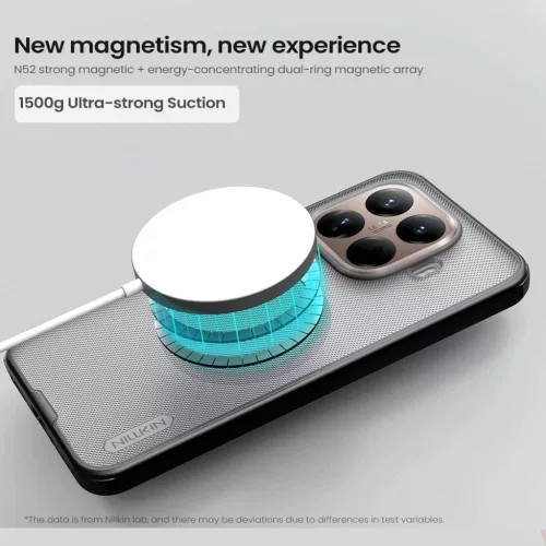 Nillkin Super Frosted PRO Mágneses Tok Xiaomi 15T Pro-hoz Átlátszó-6902048307162 4 kép