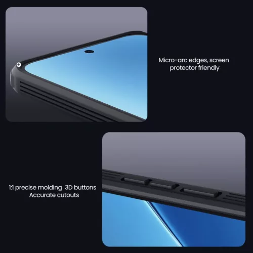  Xiaomi 15T átlátszó fekete Nillkin CamShield PRO fliptok-6902048307186 7 kép