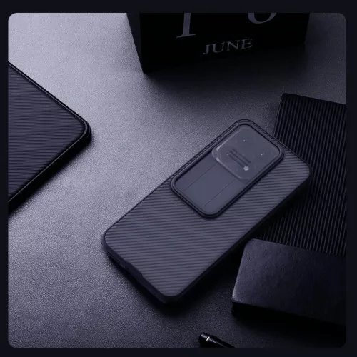  Xiaomi 15T átlátszó fekete Nillkin CamShield PRO fliptok-6902048307186 8 kép