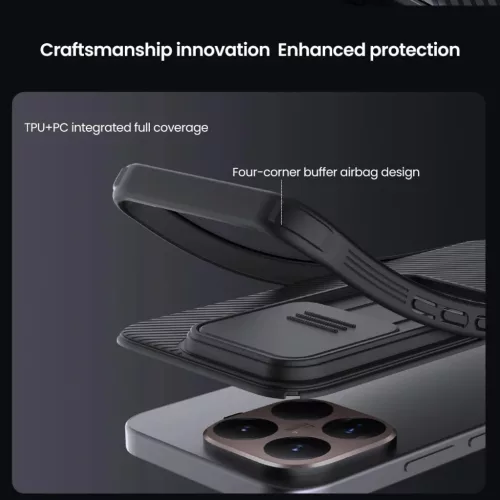  Xiaomi 15T Pro Nillkin CamShield PRO Hard tok Fekete-6902048307193 5 kép