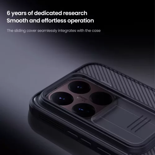  Xiaomi 15T Pro átlátszó fekete Nillkin CamShield PRO kemény tok-6902048307209 3 kép