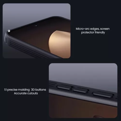  Xiaomi 15T Pro átlátszó fekete Nillkin CamShield PRO kemény tok-6902048307209 7 kép
