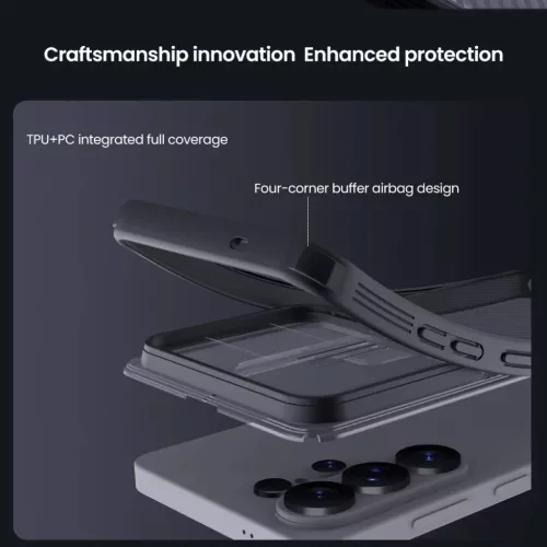  Samsung Galaxy S26 Ultra Átlátszó Fekete Nillkin CamShield PRO kem-6902048307452 5 kép