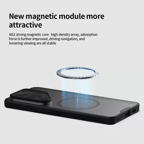 Nillkin CamShield Prop mágneses tok Samsung Galaxy S26 Ultra fekete t-6902048307469 3 kép
