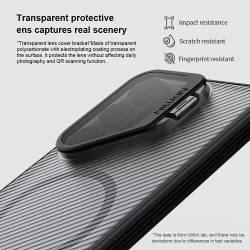 Nillkin CamShield Prop mágneses tok Samsung Galaxy S26 Ultra fekete t-6902048307469 4 kép