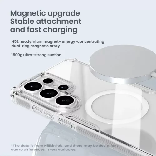 Samsung Galaxy S26 Ultra átlátszó Nillkin Nature TPU PRO Mágneses-6902048307490 4 kép