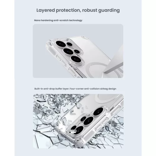  Samsung Galaxy S26 Ultra átlátszó Nillkin Nature TPU PRO Mágneses-6902048307490 7 kép