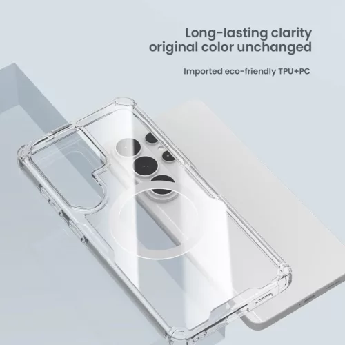  Samsung Galaxy S26 Ultra átlátszó Nillkin Nature TPU PRO Mágneses-6902048307490 8 kép