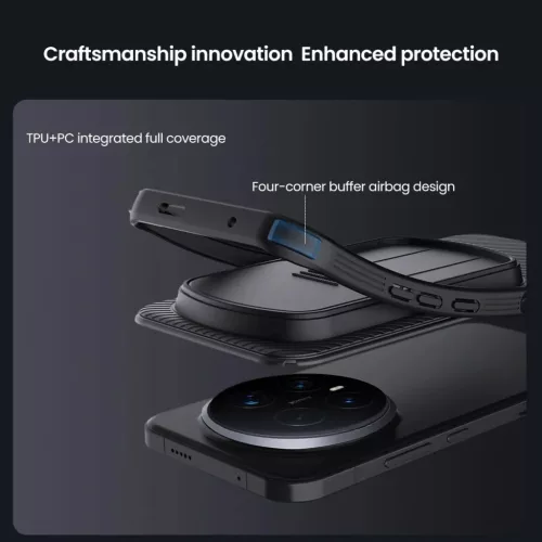 Nillkin CamShield PRO kemény tok Honor Magic 8 Pro fekete tok-6902048307667 5 kép