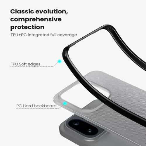 Nillkin Super Frosted PRO hátlaptok OnePlus 15 átlátszó fekete tok-6902048307759 4 kép